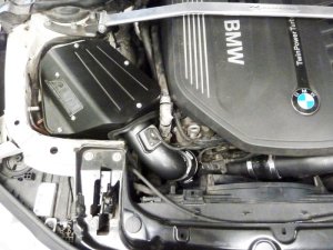 BMW 3 Series Performance Air Intake - AEM Induction - Cold Air Intake, Dryflow Synthetic Filter, Mandrel-Bent Aluminum Tube with Heat Shield - Gunmetal Gray - `16-`19